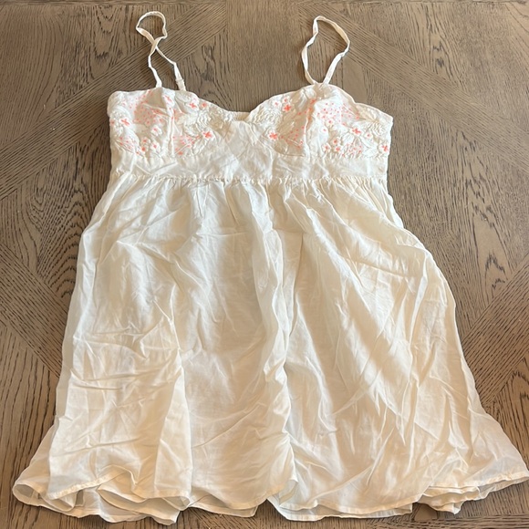 Free People Bed of Roses Babydoll Slip Dress Size XL NWOT - Picture 9 of 10